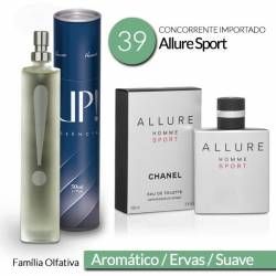 allure sport 39 masc  50ml aromàtico ervas suave